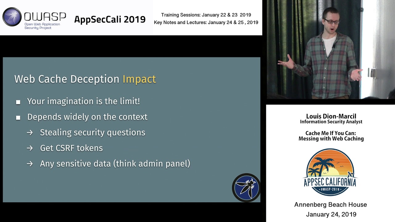 AppSecCali 2019 - Cache Me If You Can: Messing with Web Caching