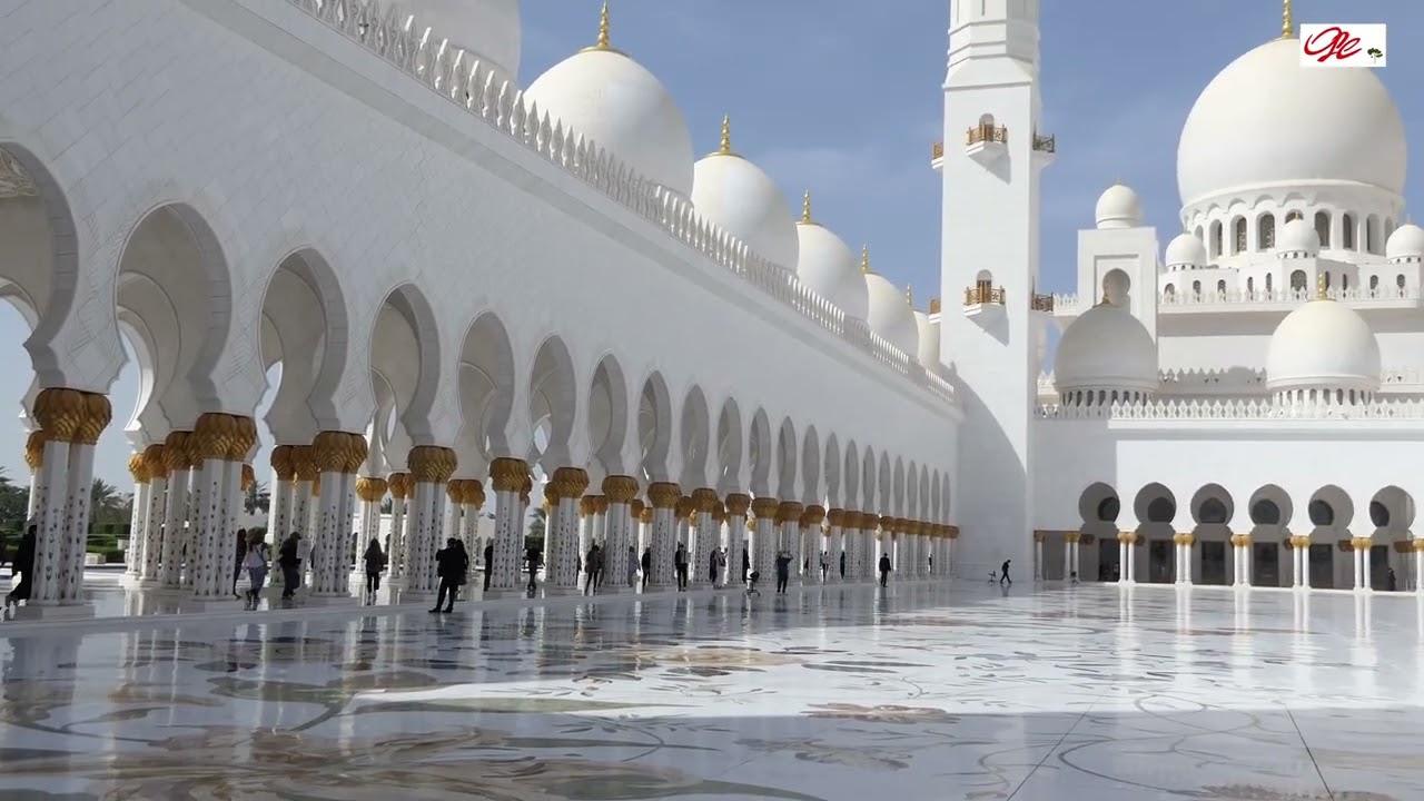 La mosqu&eacute;e Sheikh Zayed d'Abu Dhabi