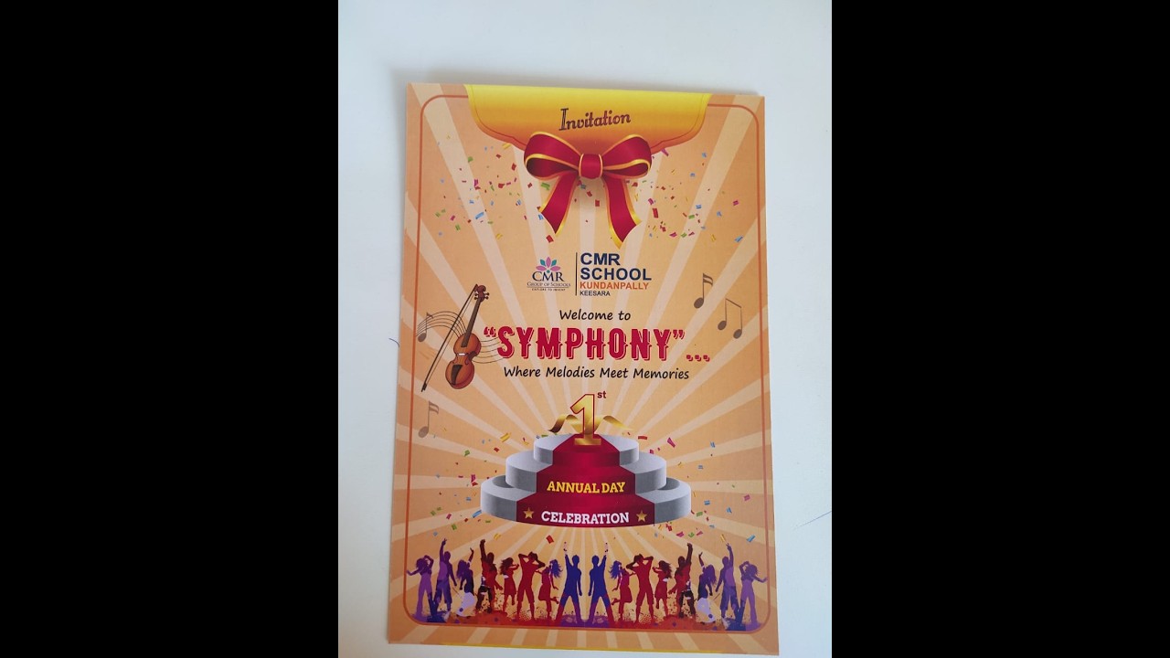 CMR School Kundanpally || 1st Annual Day Celebration 'SYMPHONY' 2025-26