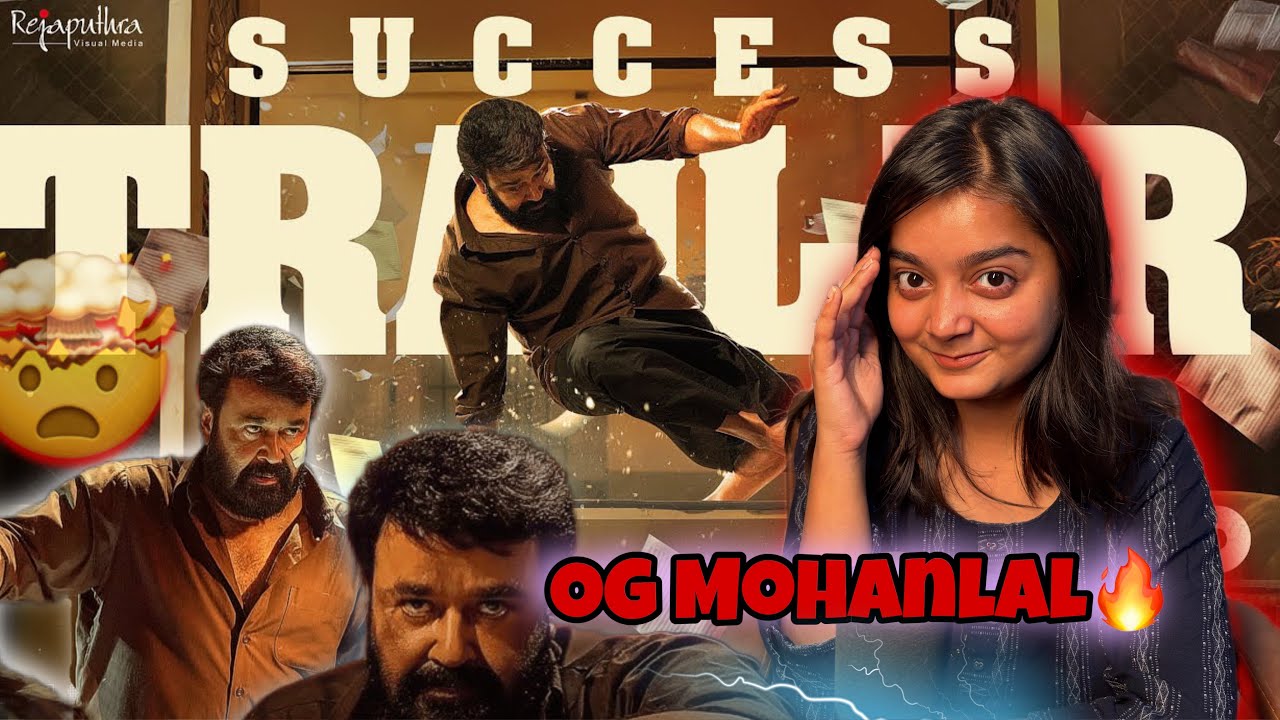 Thudarum success Trailer Reaction | Mohanlal| Shobana| Prakash Varma |Tharun Moorthy