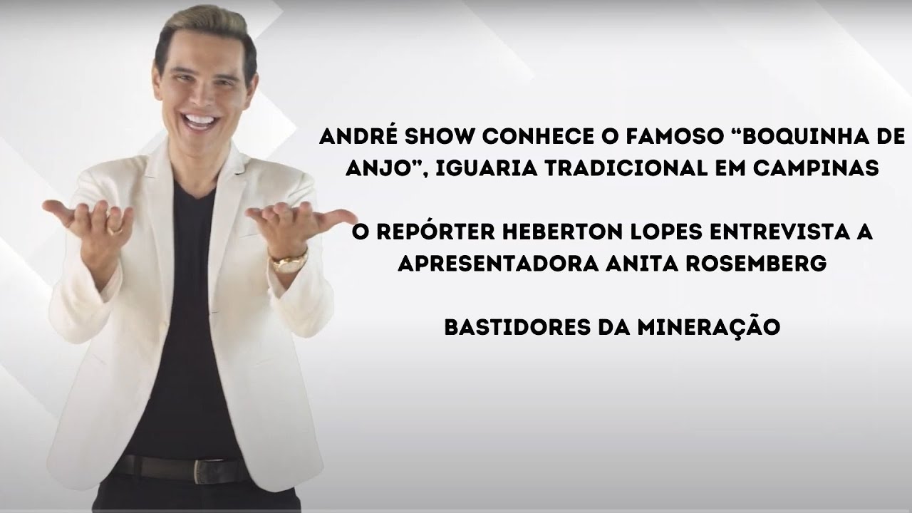 Programa André Show - 26/07/2025 - Exibido na Band Minas