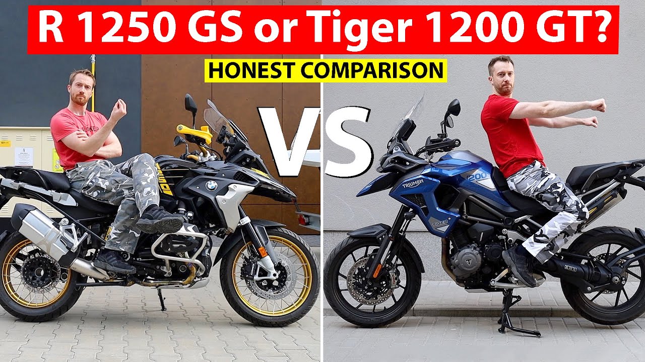 BMW R 1250 GS or Triumph Tiger 1200 GT? Heart vs Brain