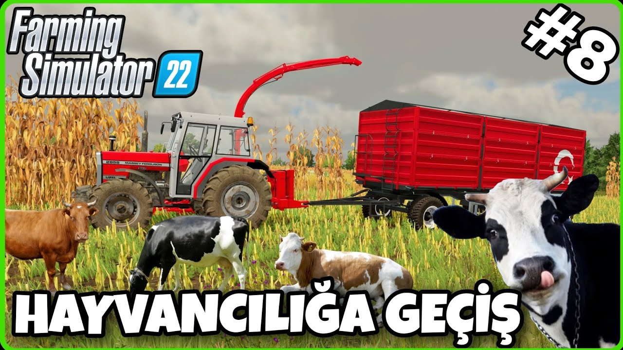 HAYVANCILIĞA GEÇİŞ YAPTIM🔸️İNEKLERE YEM DAYANMIYOR🔸️YAPTIĞIM SİLAJ BİLE YETMEZ🔸️Farming simulator 22