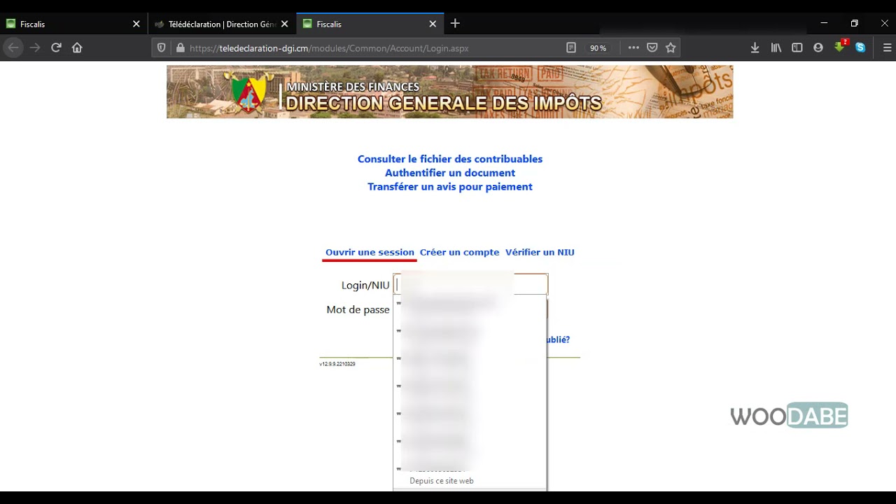 Calcul et Télédéclaration Patente au Cameroun