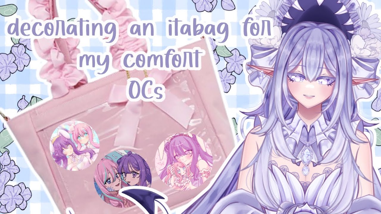 ♡ Decorate an itabag for my precious comfort OCs with me ✨👀 ♡