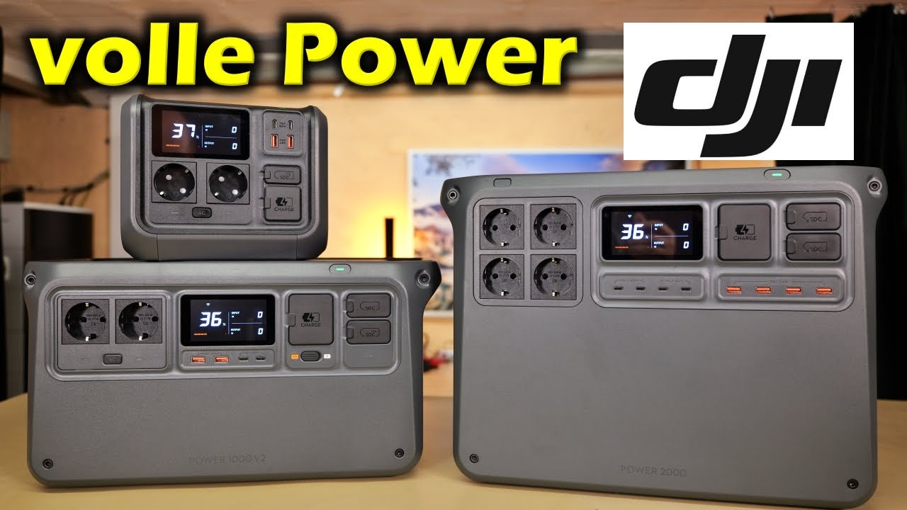 Welche DJI Powerstation kaufen? Power 500, Power 1000 V2 oder Power 2000 ?
