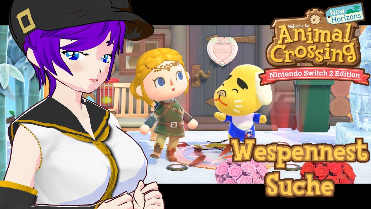 Animal Crossing New Horizons Nintendo Switch 2 Edition 🐱 #166 Wespen Nester Baum Schüttler