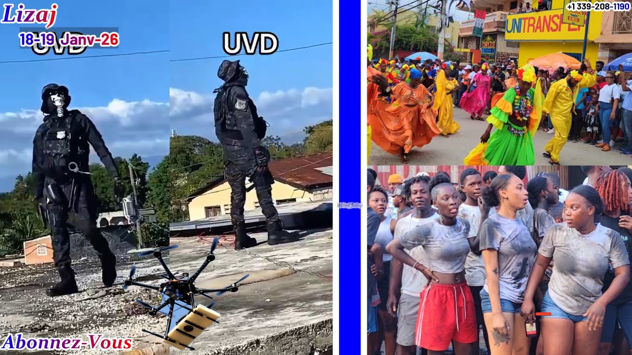 Ay Fout izo mete Nèg sou do Kay pou Veye Drone. Kanaval Jacmel 2026 se pa ti bèl