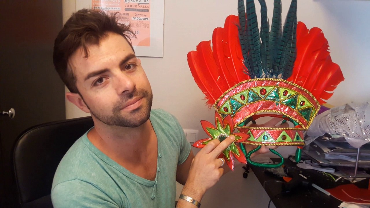 DIY Como Hacer Cascos o Tocados de Plumas -PARTE 3-