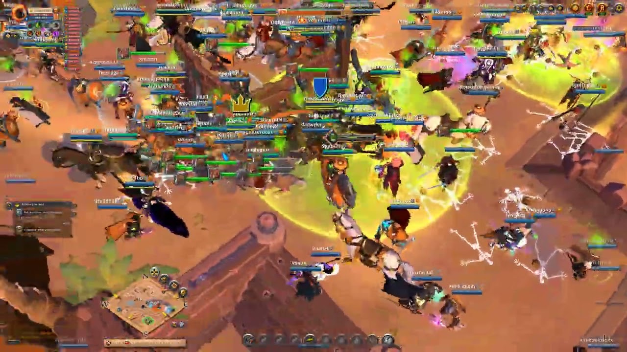 Albion ZVZ castle defense Bridgewatch Vs Martlock, Lymhurst, Fortsterling