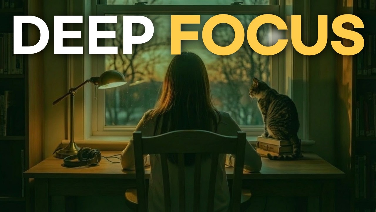 deep focus 📚 3-hour warm lofi beats for studying and working