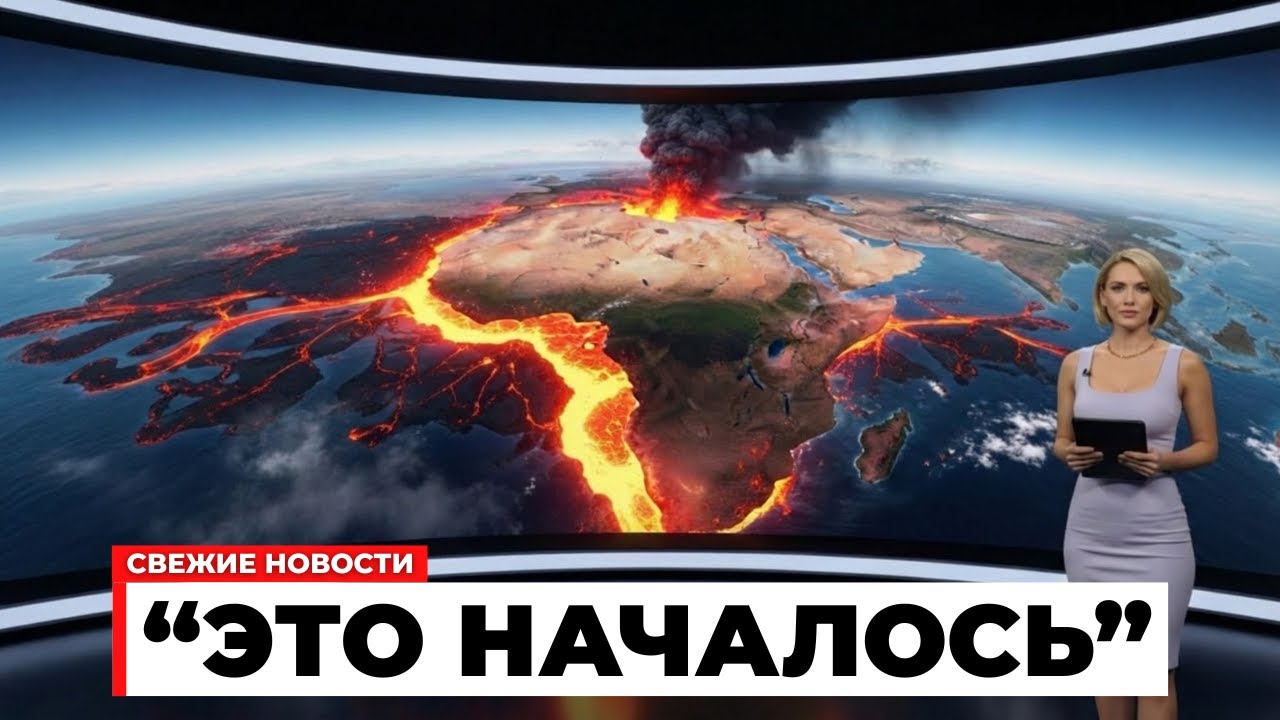 Африка Начинает Распадаться: Вулкан Разбудился После 10 000 Лет Молчания