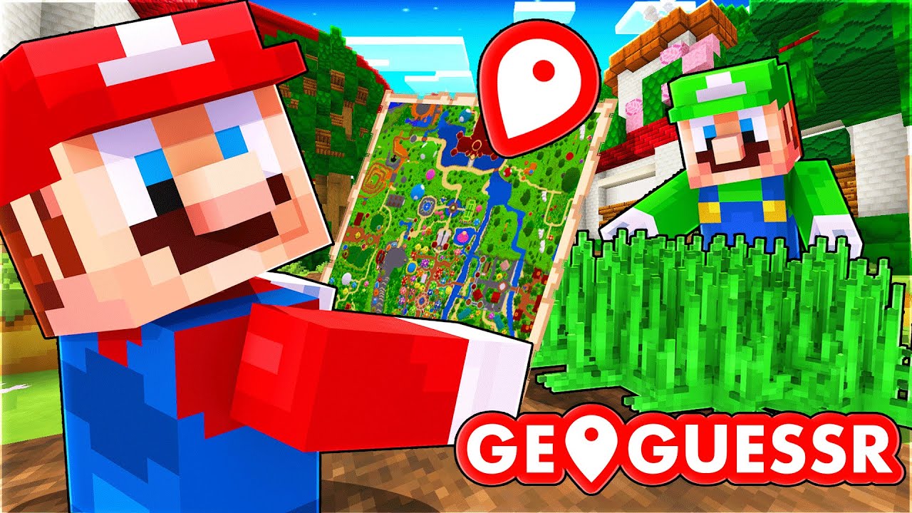 We Played GeoGuessr in Super Mario Minecraft... and Got LOST! 🌍😱