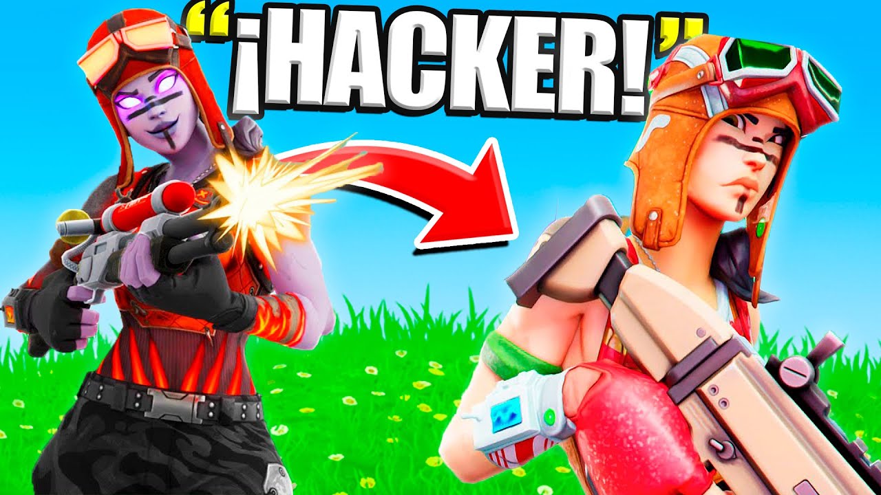 TROLLEO con la NUEVA RENEGADA en FORTNITE *BROMA EPICA* 😂