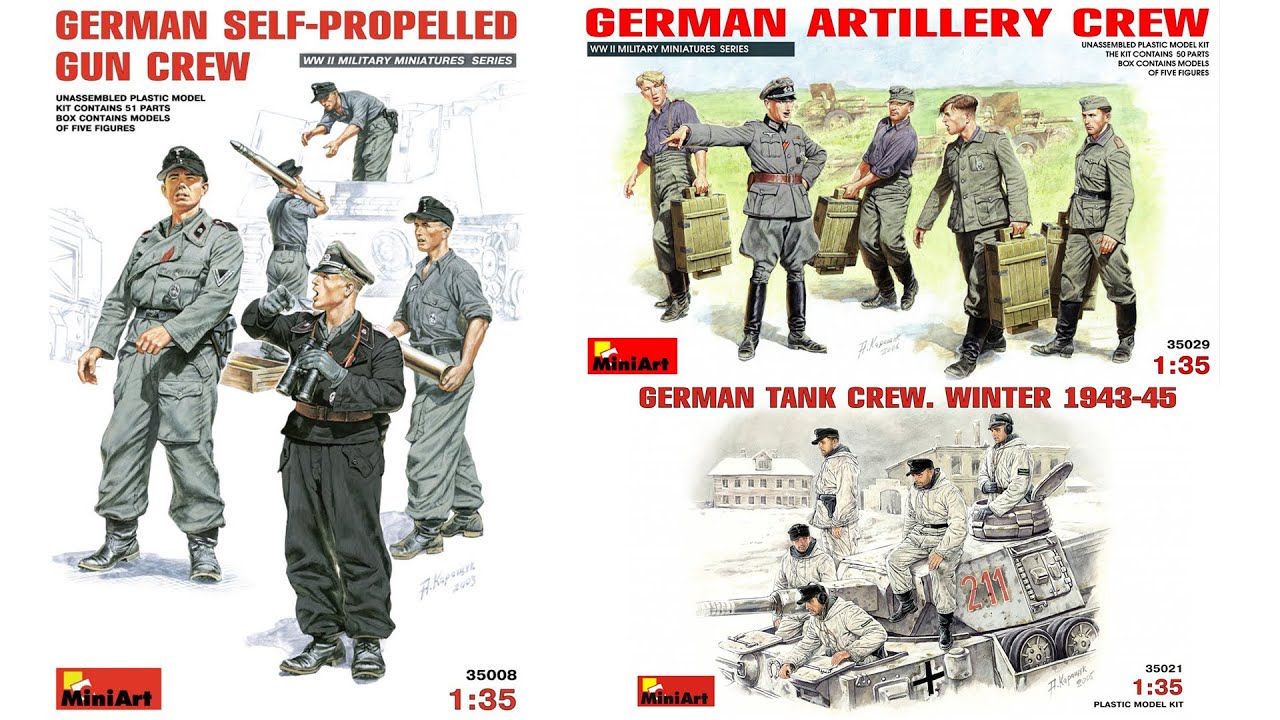 MINIART 1/35 SCALE FIGURE SETS PART 2