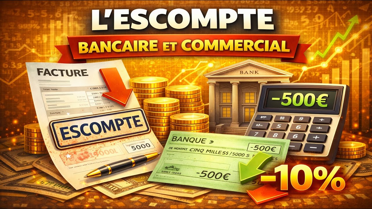 Comprendre l'escompte (Bancaire, Commercial, d&eacute;finition, exercices...etc.) | Finance Facile.