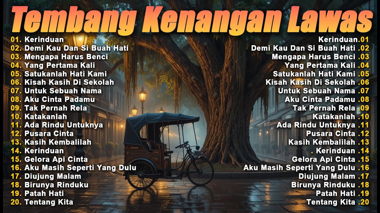 Tembang Kenangan Lawas - Top 20 Lagu Lawas 80an - 90an Terpopuler Sepanjang Masa