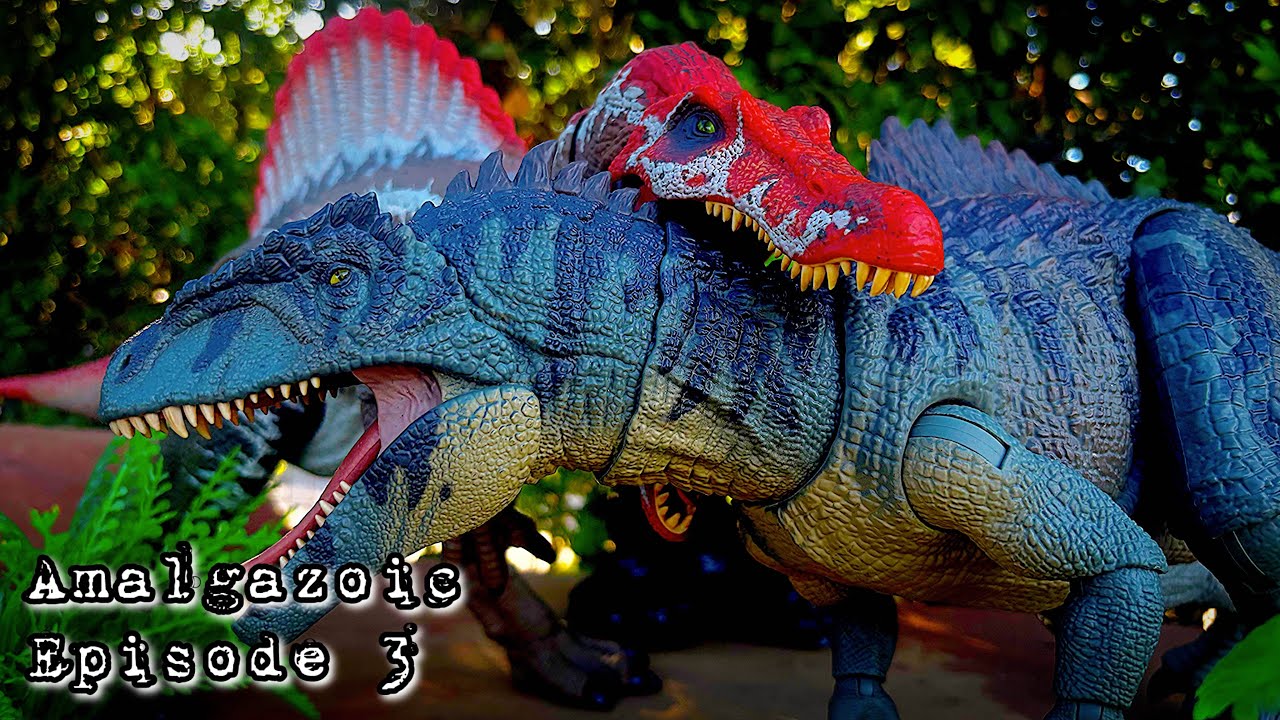 Spinosaurus vs Giganotosaurus (Amalgazoic)