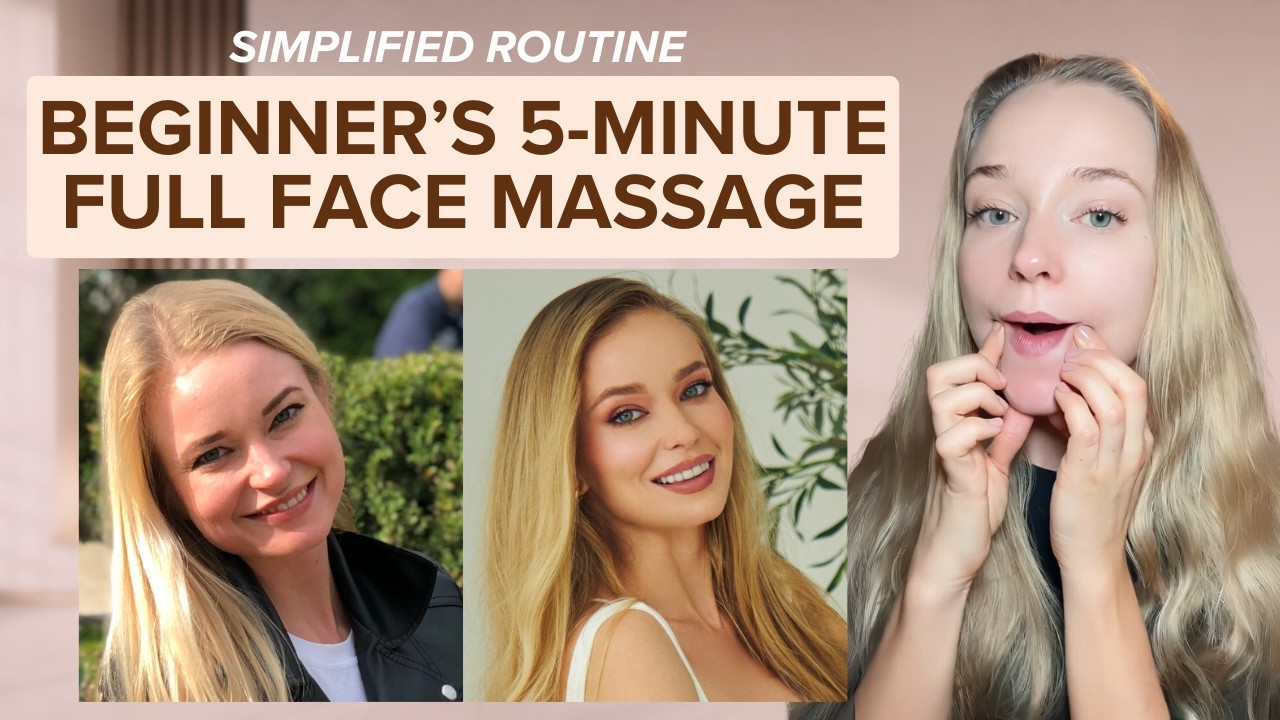 5-минутный упрощённый массаж всего лица для начинающих | Anastasia Beauty Fascia