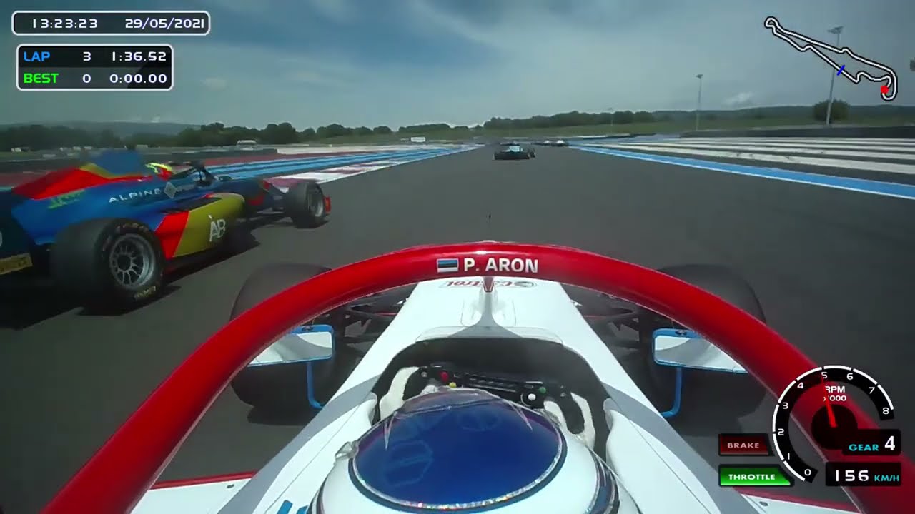 Formula Regional European Championship by Alpine - Overtakings in Circuit Paul Ricard - Cameracar