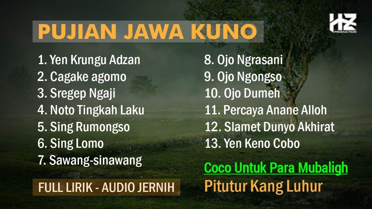 Kumpulan Pujian Jawa Jaman Dulu || Pujian Jawa Terbaru 2024