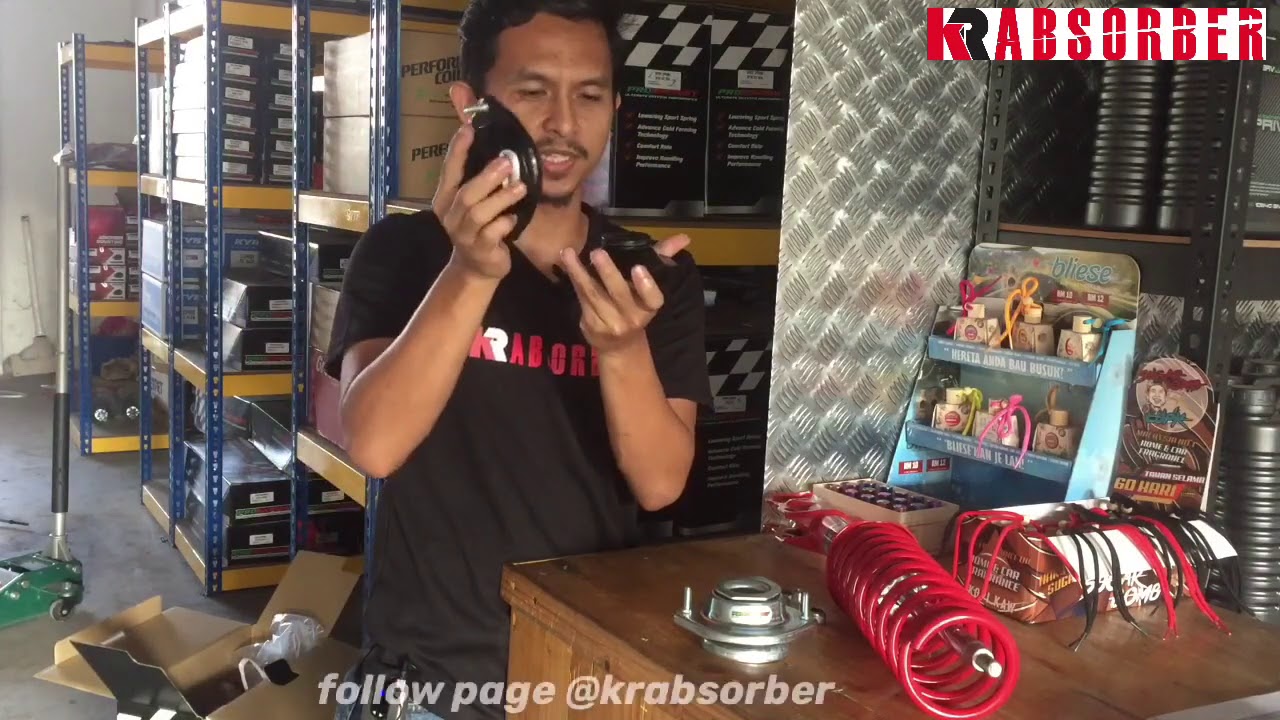 Cara pasang absorber mounting alza yang betul pada myvi, viva dan lain-lain model perodua