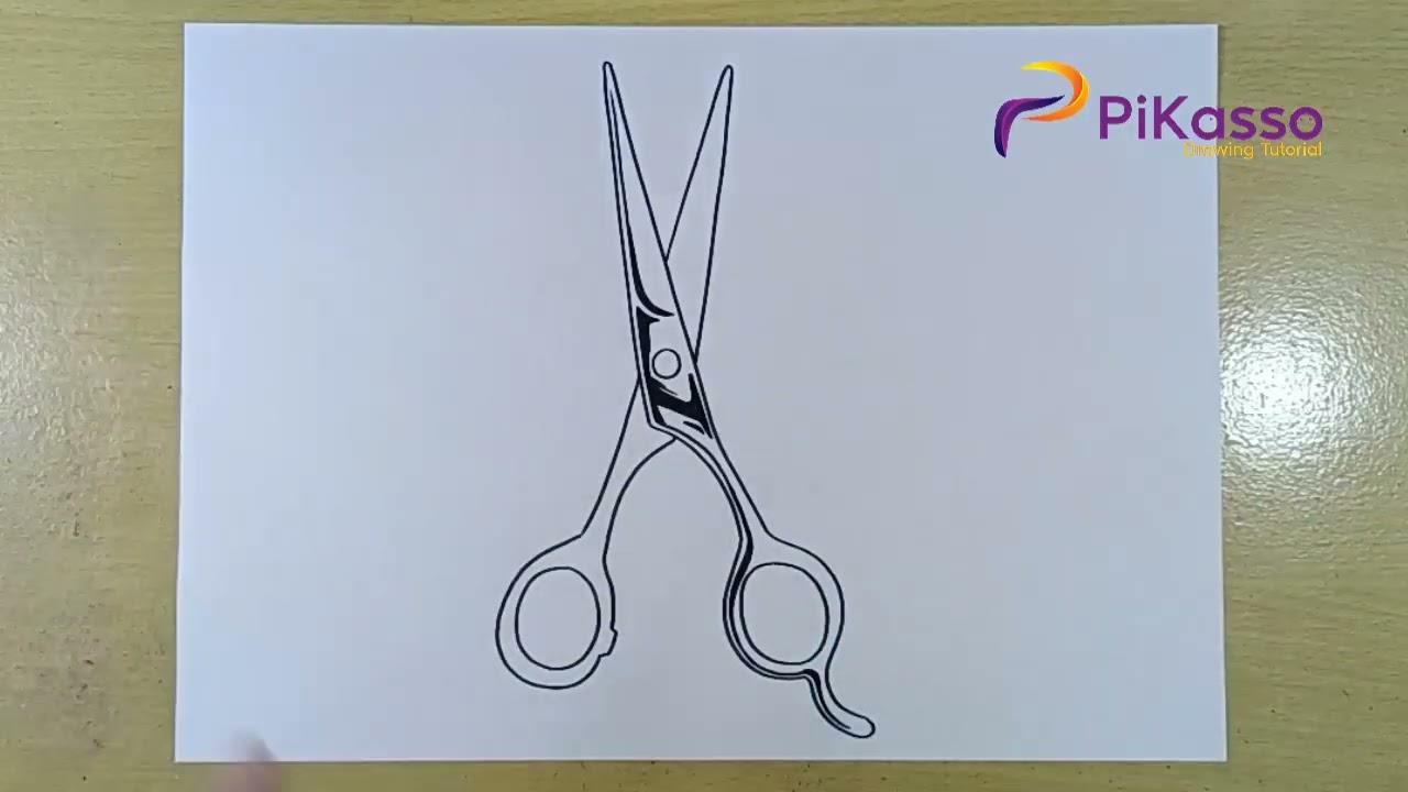 How to Draw Scissors
