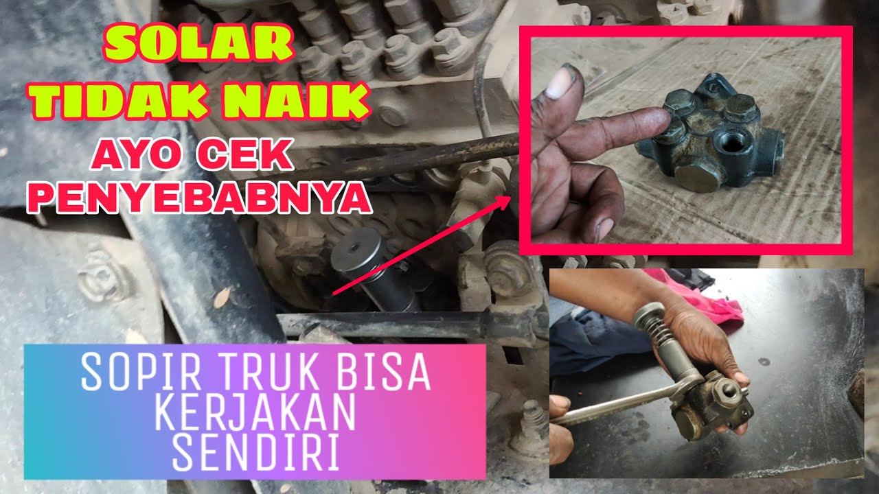 Solar tidak mau naik saat di pompa