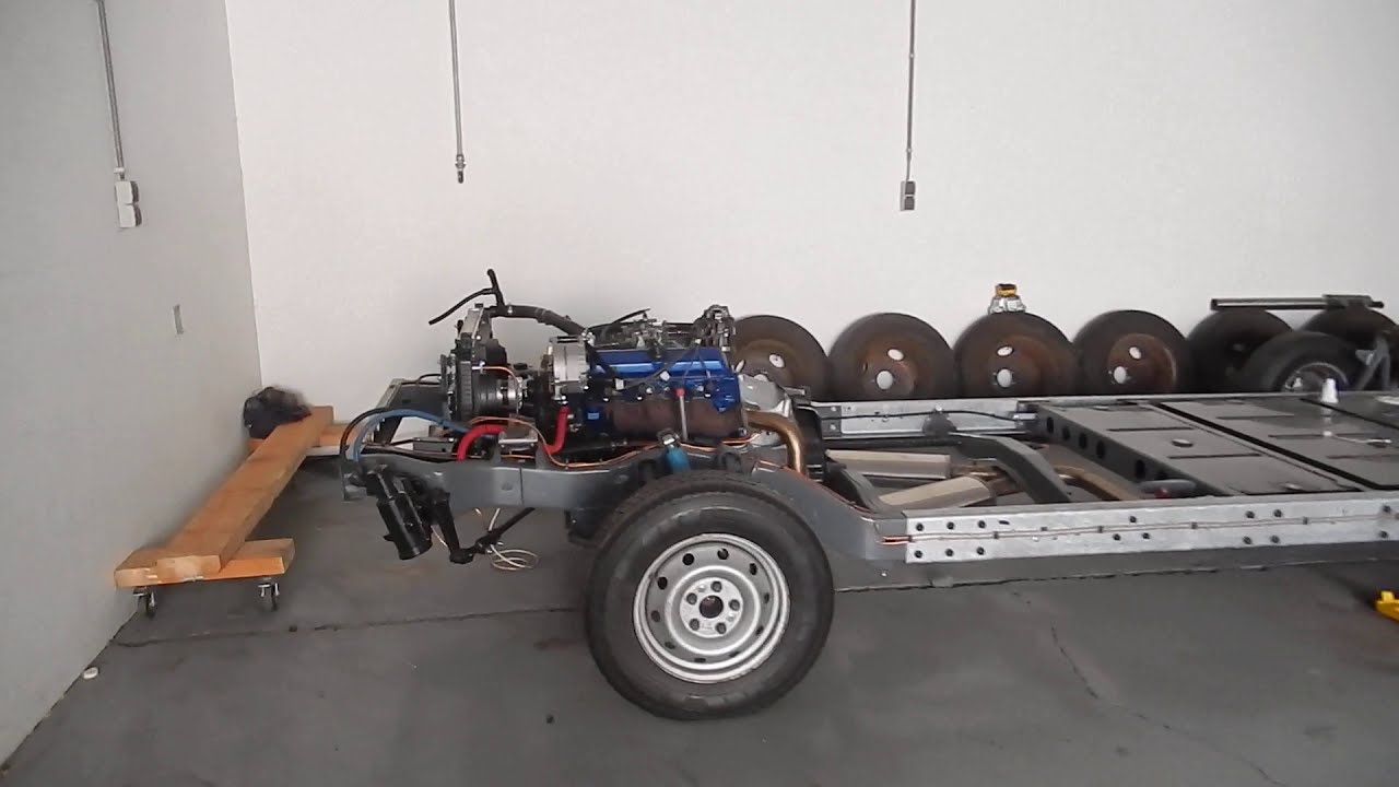 GMC motorhome  restoration chassis layout