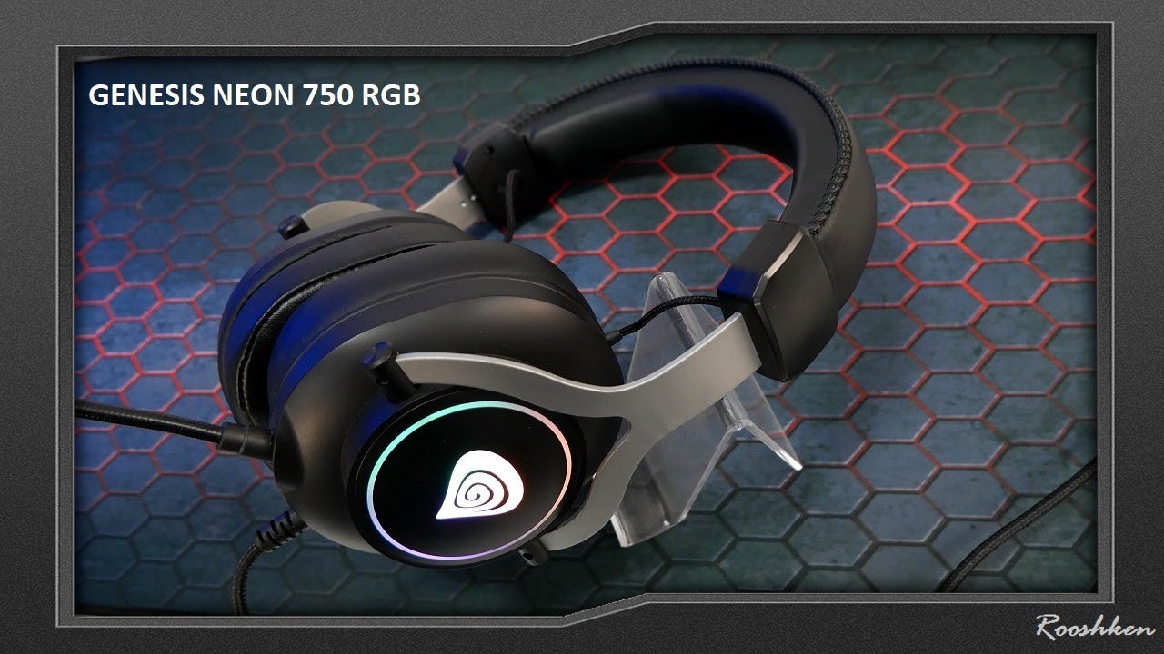 Genesis Neon 750 RGB - Wygodne słuchawki stereo z mikrofonem - Nowość od Genesis