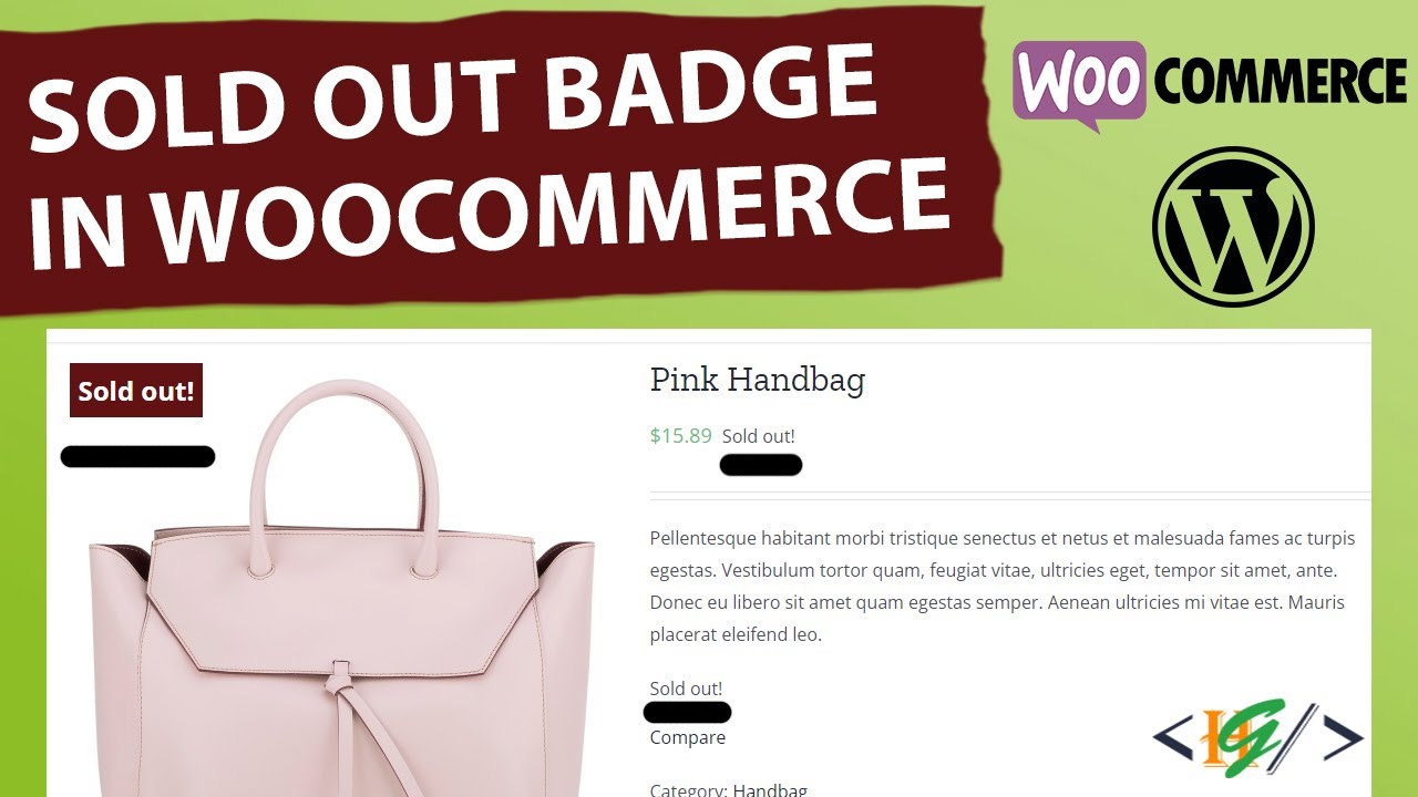 How to Add Sold Out Badge for WooCommerce Products