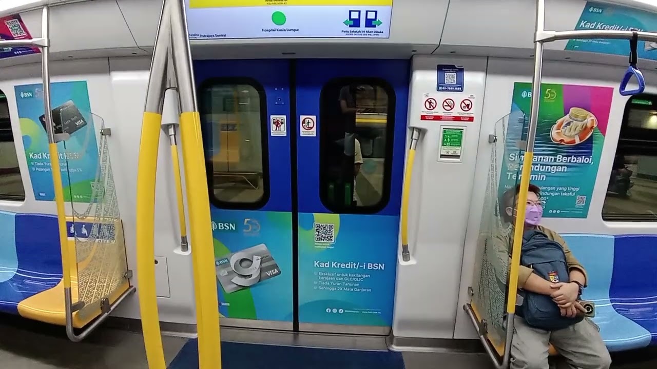 MRT Putrajaya Line Hyundai Rotem 'Ducky' Set 05 from Sentul Barat to Raja Uda