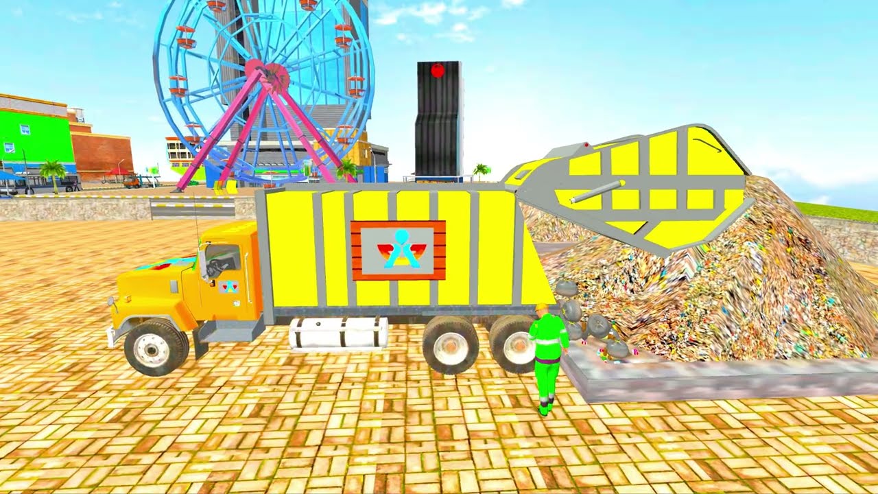 Garbage Truck Simulator 3D 🚛 Realistic City Driving Game | Android Gameplay