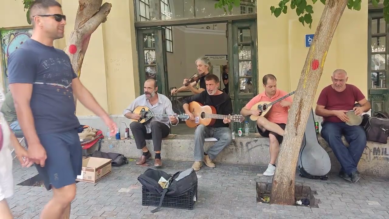 Πριν το χάραμα μονάχος - Μουσικοί του δρόμου | Αθήνα (Μοναστηράκι) 27/9/2025