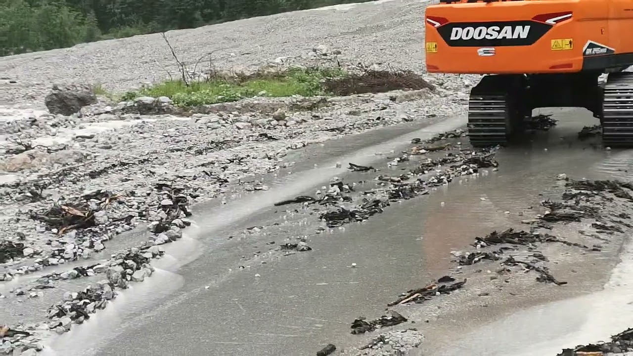 Val Frison, ponte della Digola e frana Cornon