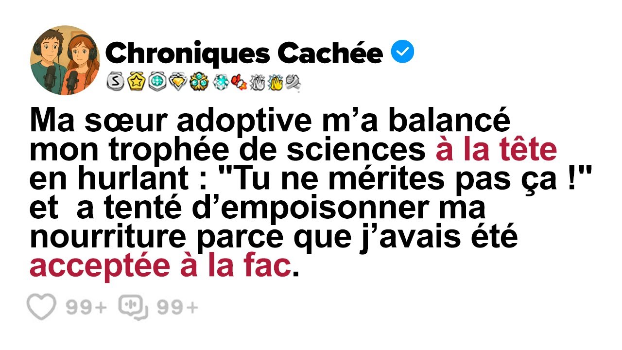 [HISTOIRE COMPLÈTE] Je ne supporte pas ma sœur adoptive
