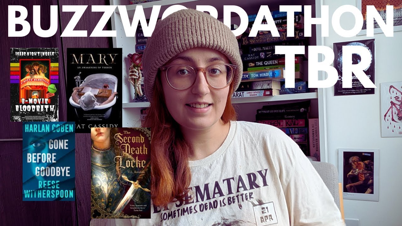 My Buzzwordathon TBR for 2026 📚monthly prompts and horror books ✨