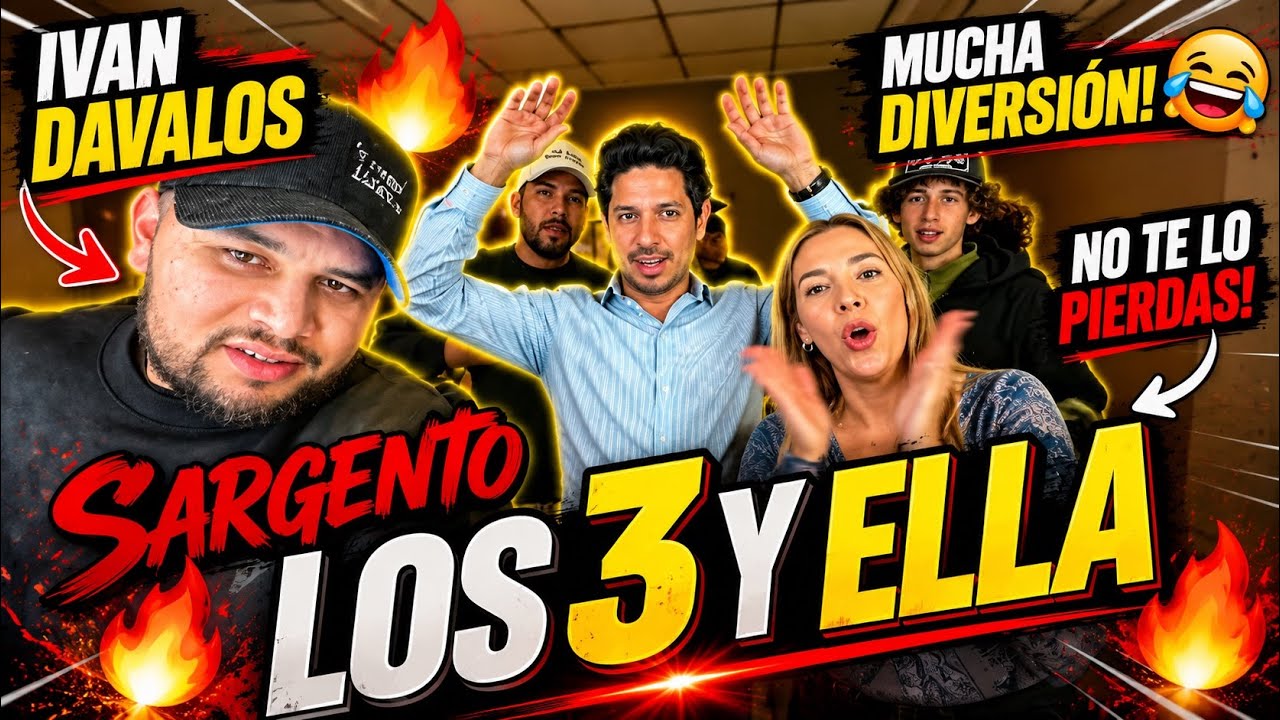 IVAN DAVALOS, SARGENTO CON LOS 3 Y ELLAS