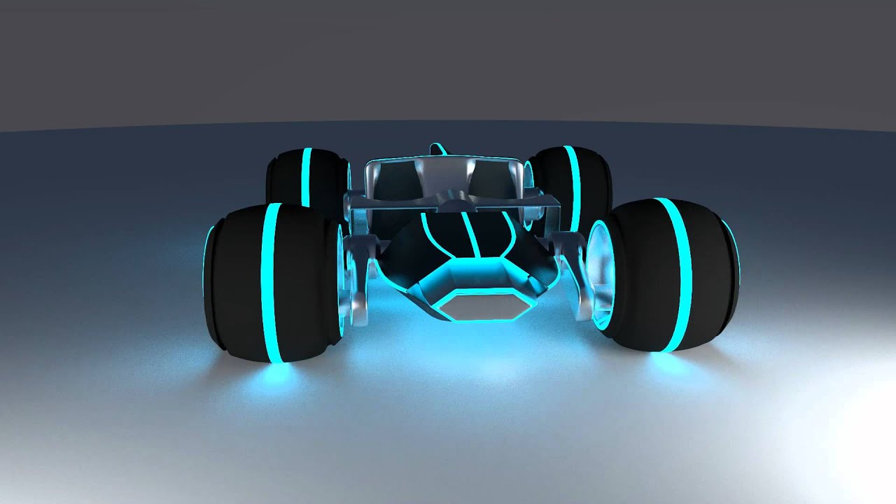 Tron Light Runner Turntable animation - Blender / Cycles - Renderfarm.fi