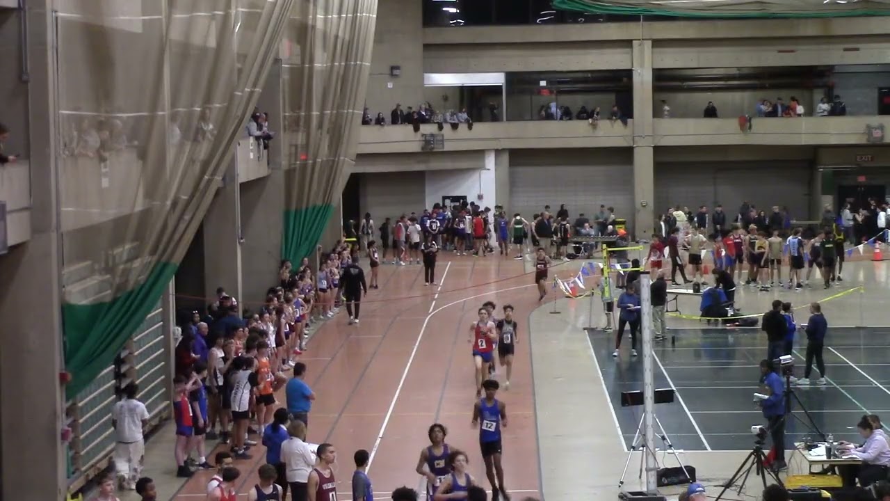 Suffern Invite 2026 Indoor - Finish Line Camera - 5 Boys 1000 + Girls 1000 into Boys 600