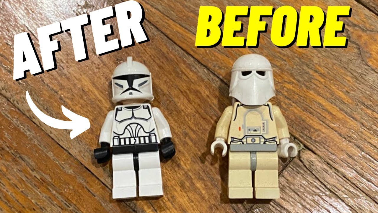 How To Whiten LEGO Yellowed Bricks (100% works!)
