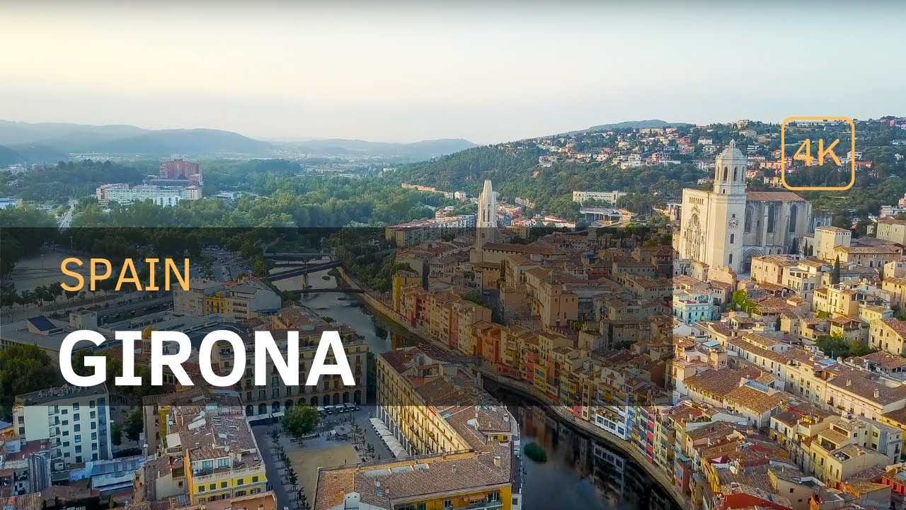 Жирона, Испания | DJI Mavic Pro | 4K Drone Footage