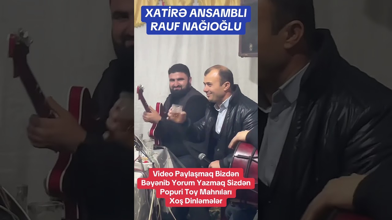 Popuri Toy Mahnıları oxuyur Rauf Nağıoğlu (XATİRƏ ANSAMBLI 050-891-69-18)