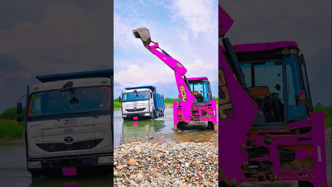viral RANU Truck JCB DUMPER videos 💯😎 #jcb #dumper #truck #tata #dj #ranu #backhoe #automobile
