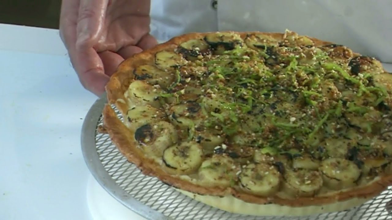 Recette Tarte à la banane et au pralin à la crème de banane Beautysané