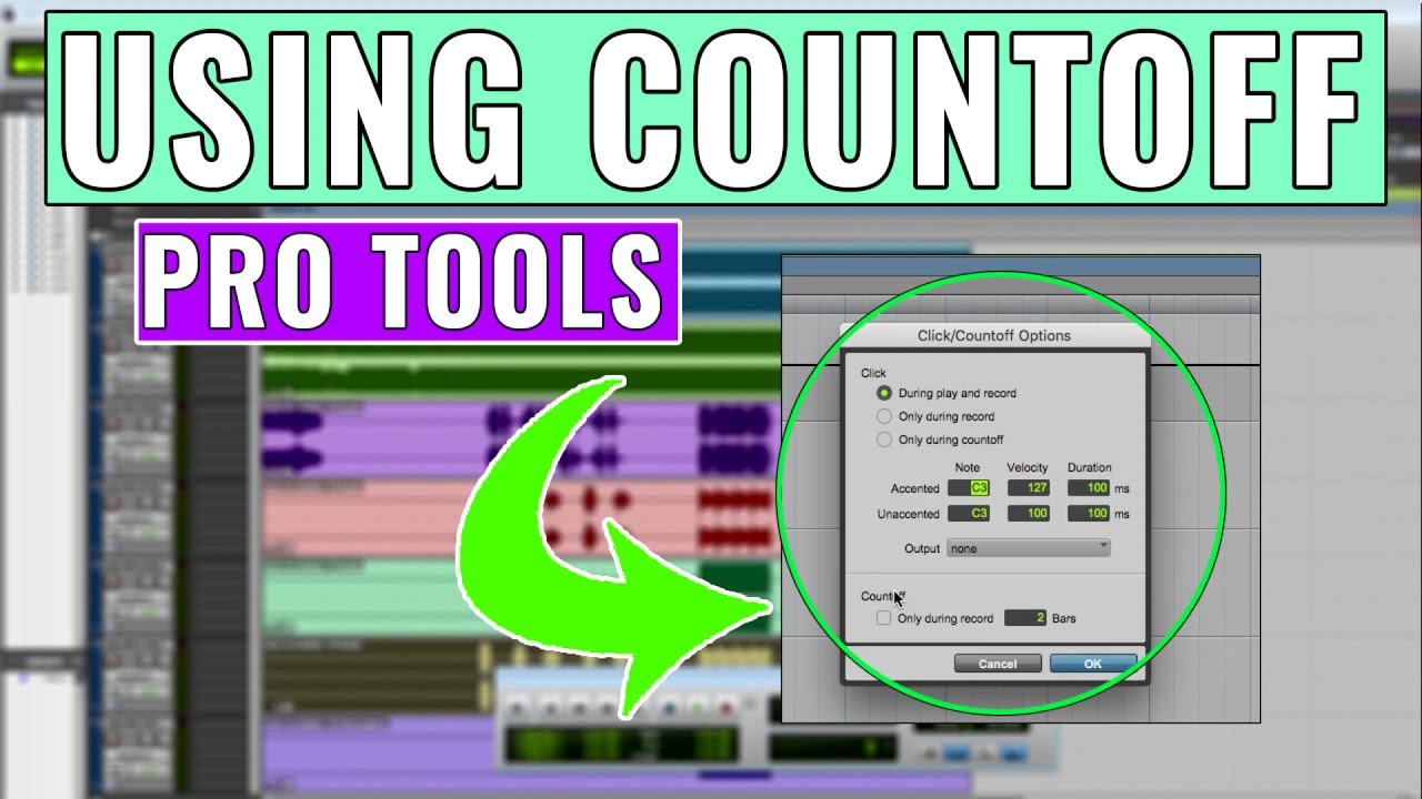 Using Countoff in Pro Tools -- OBEDIA.com Pro Tools Training and Tech Support