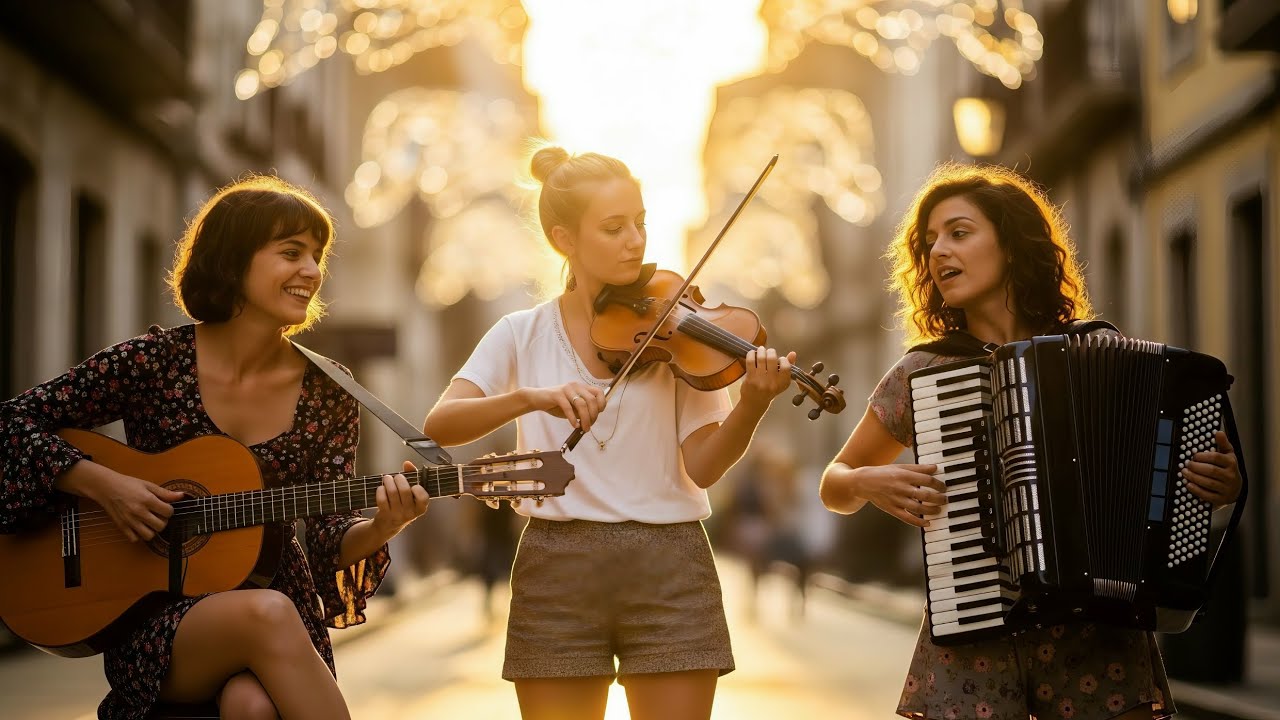 New!!! Flamenco Guitar, Accordion & Classical Violin | Relaxing Instrumental Music