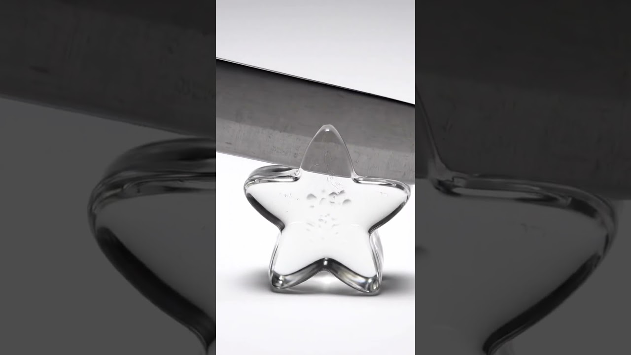 Satisfying ASMR: Slicing a Star Fruit with a Steel Knife