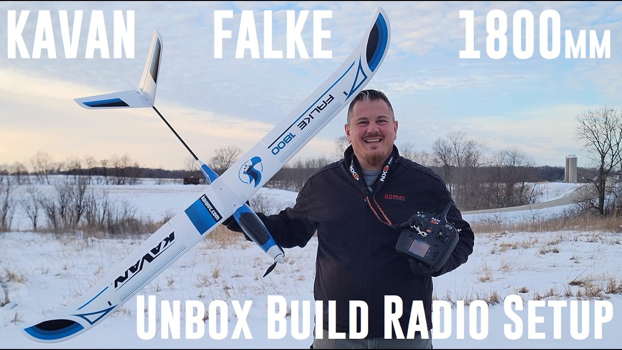 Kavan - Falke - 1800mm - Unbox, Build, & Radio Setup