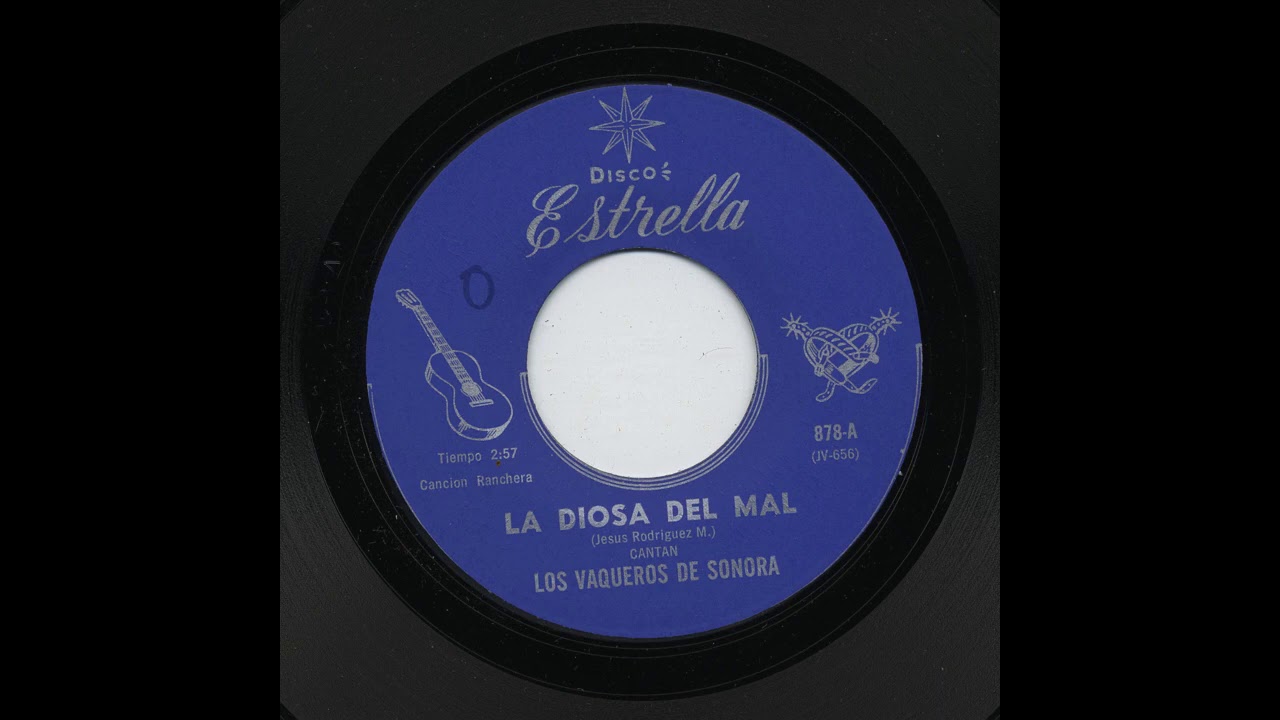 Los Vaqueros De Sonora - La Diosa Del Mal - Disco Estrella 878-a